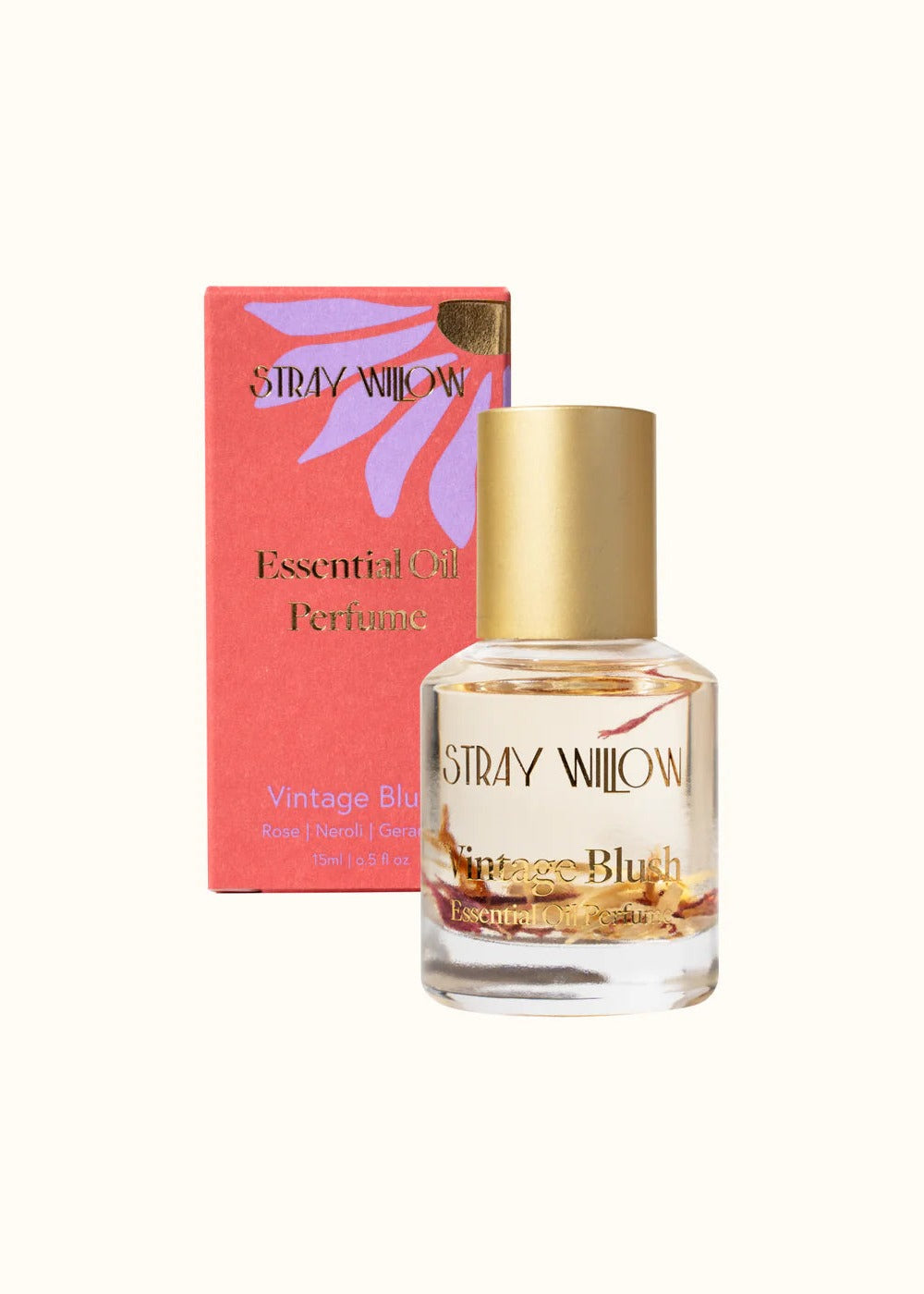 Essential Oil Perfume Roller - Vintage Blush