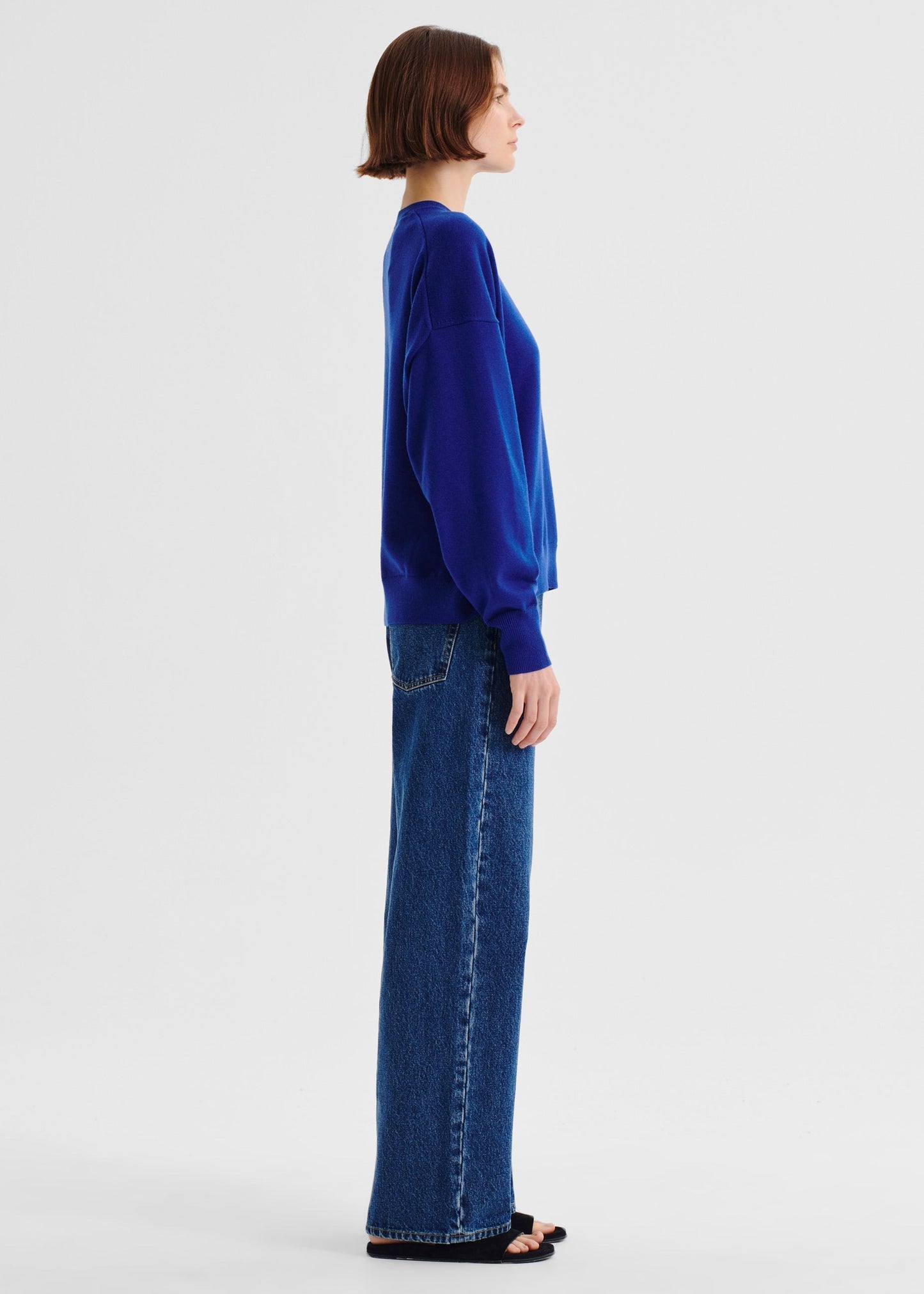 Payton Round Neck Merino Knit Pullover