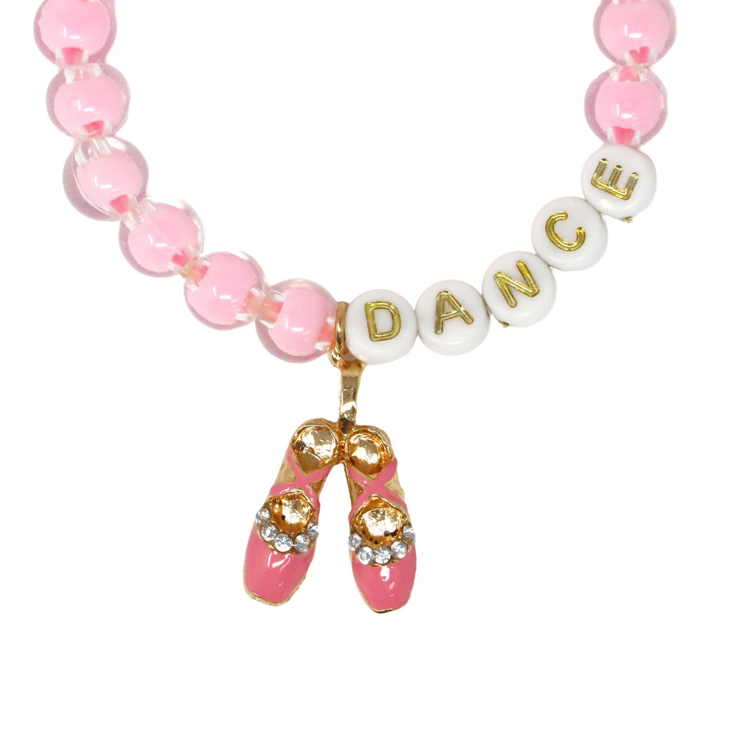 Pink Poppy - Dance Letter Bead Bracelet