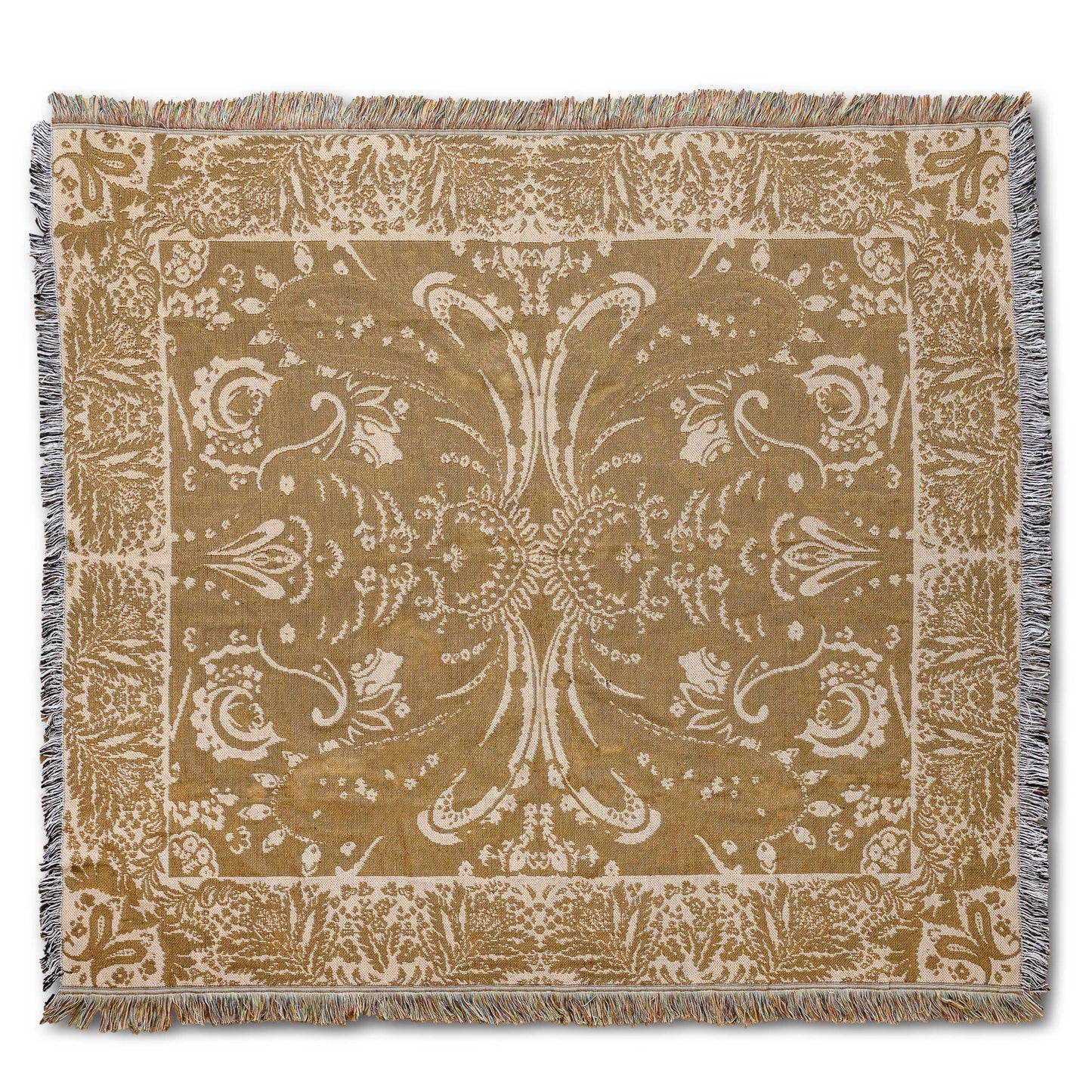 HENDEER - 'Yesterday' Woven Picnic Rug/Throw: Large 170x200cm