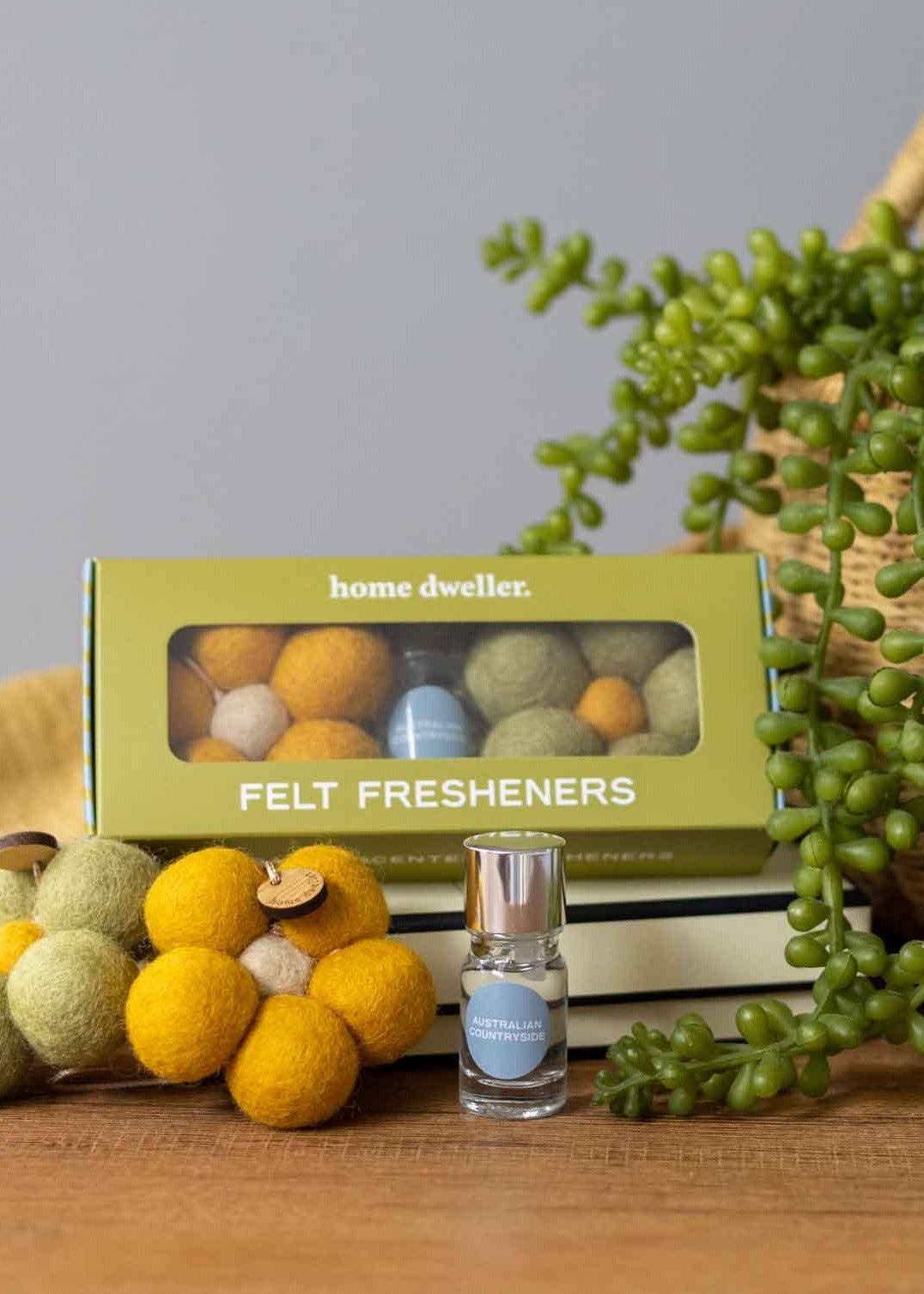 Felt Flower Fresheners - Australian Countryside