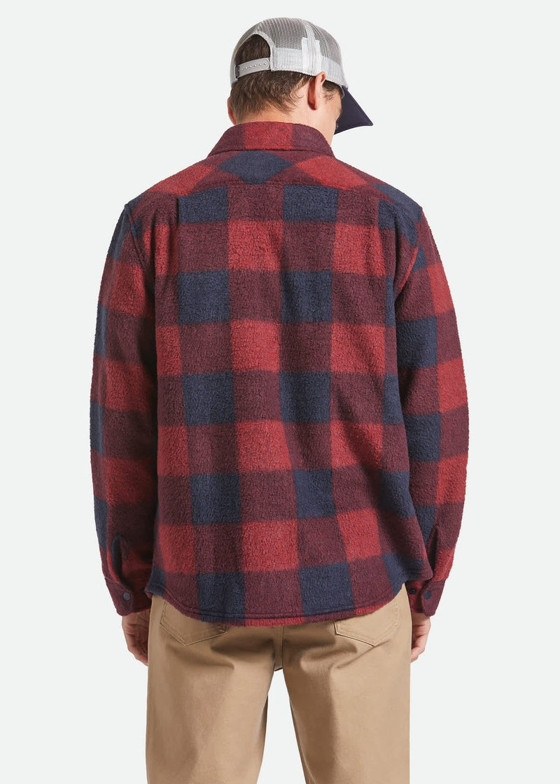 Bowery L/S Arctic Stretch Fleece - Adrenaline Rush / Mood Indigo PL