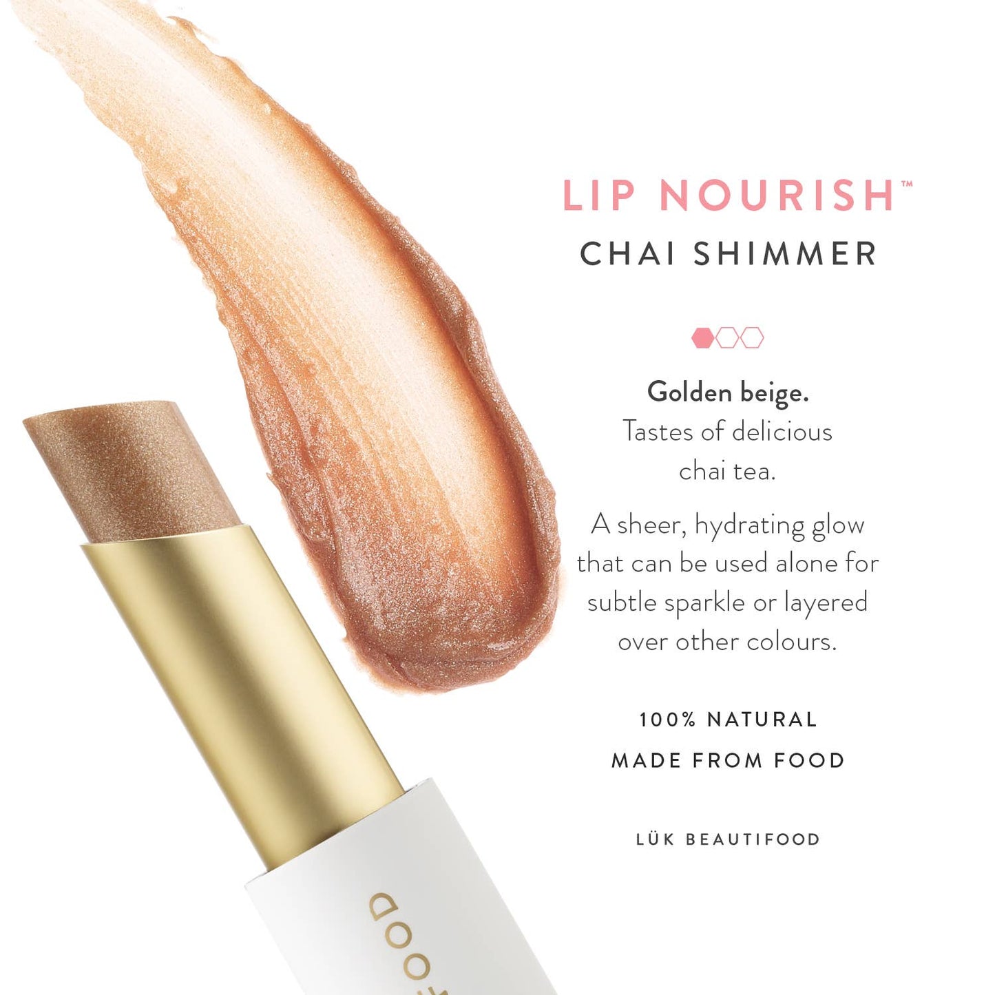 Lip Nourish Lipstick - Chai Shimmer