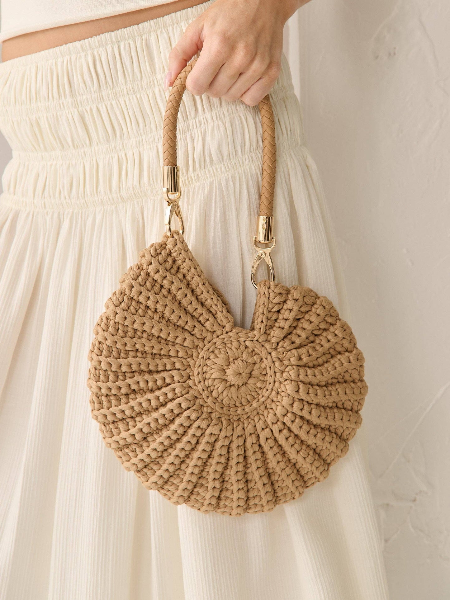 Angels Whisper Accessories - Ella Weave Shell Bag