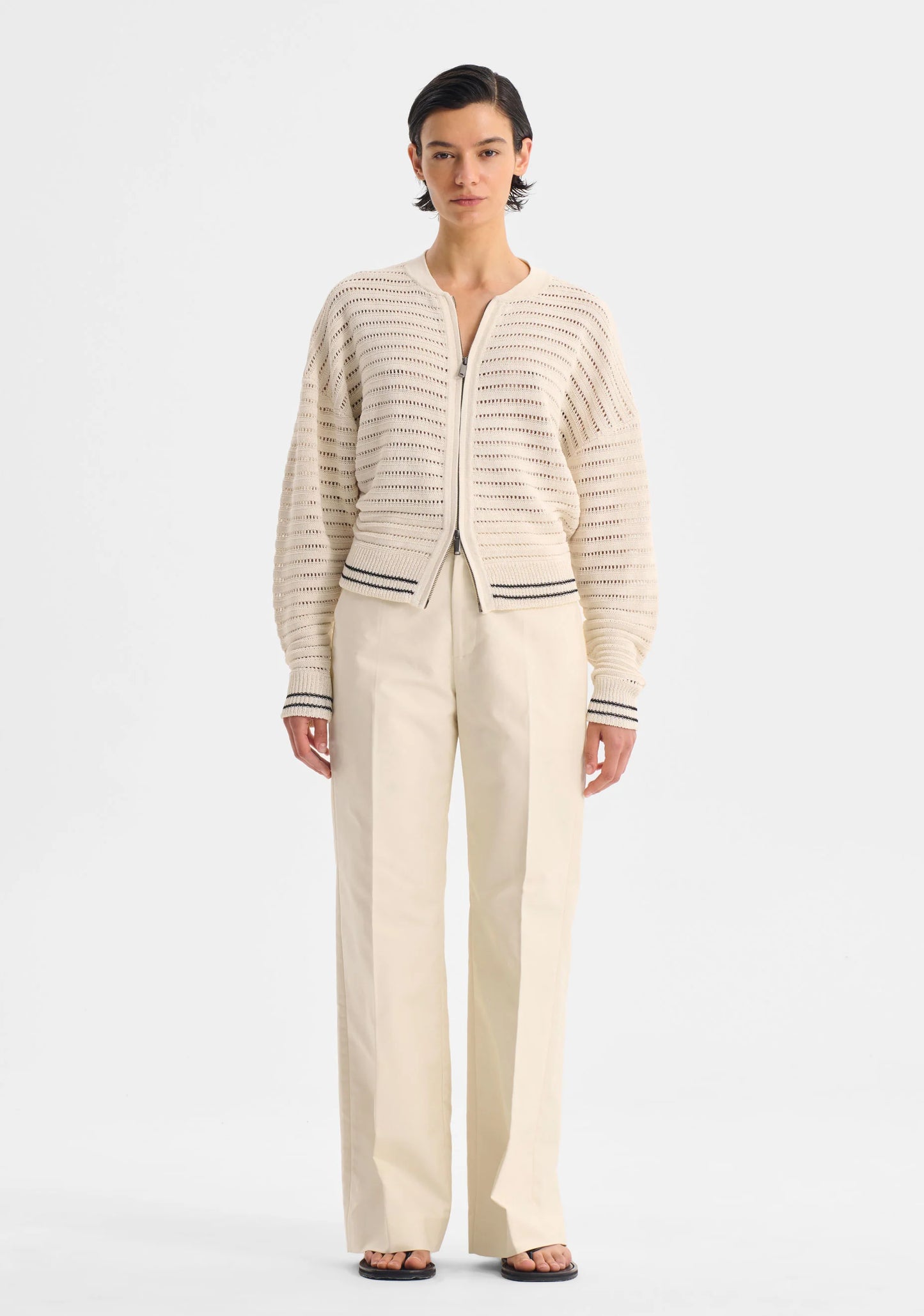 Dallas Knit Jacket Milk