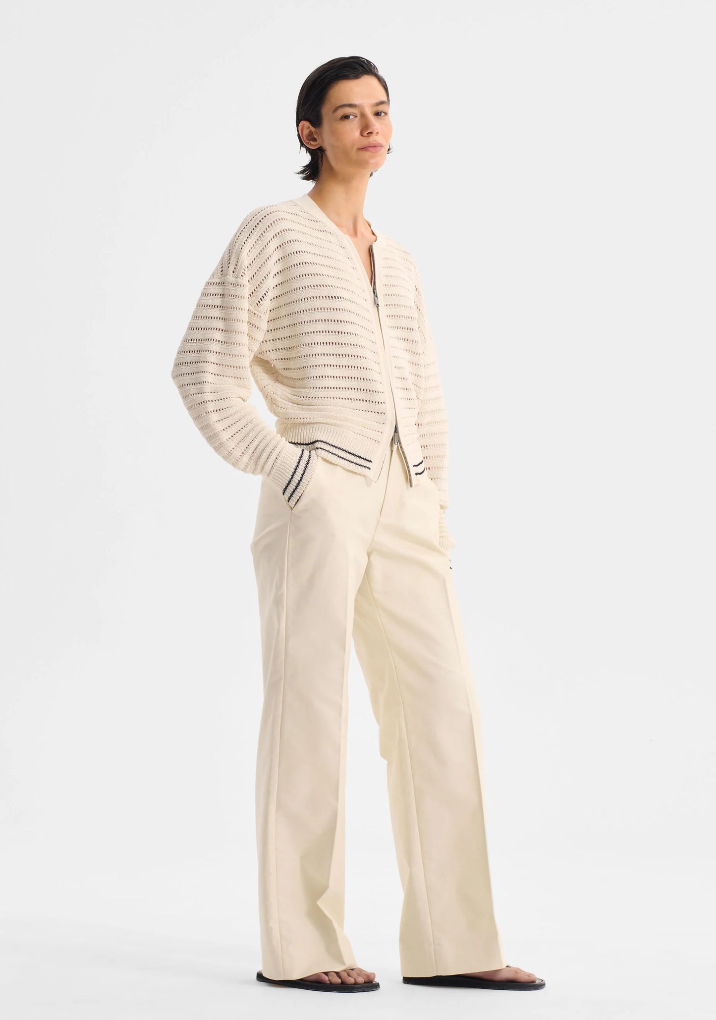 Dallas Knit Jacket Milk