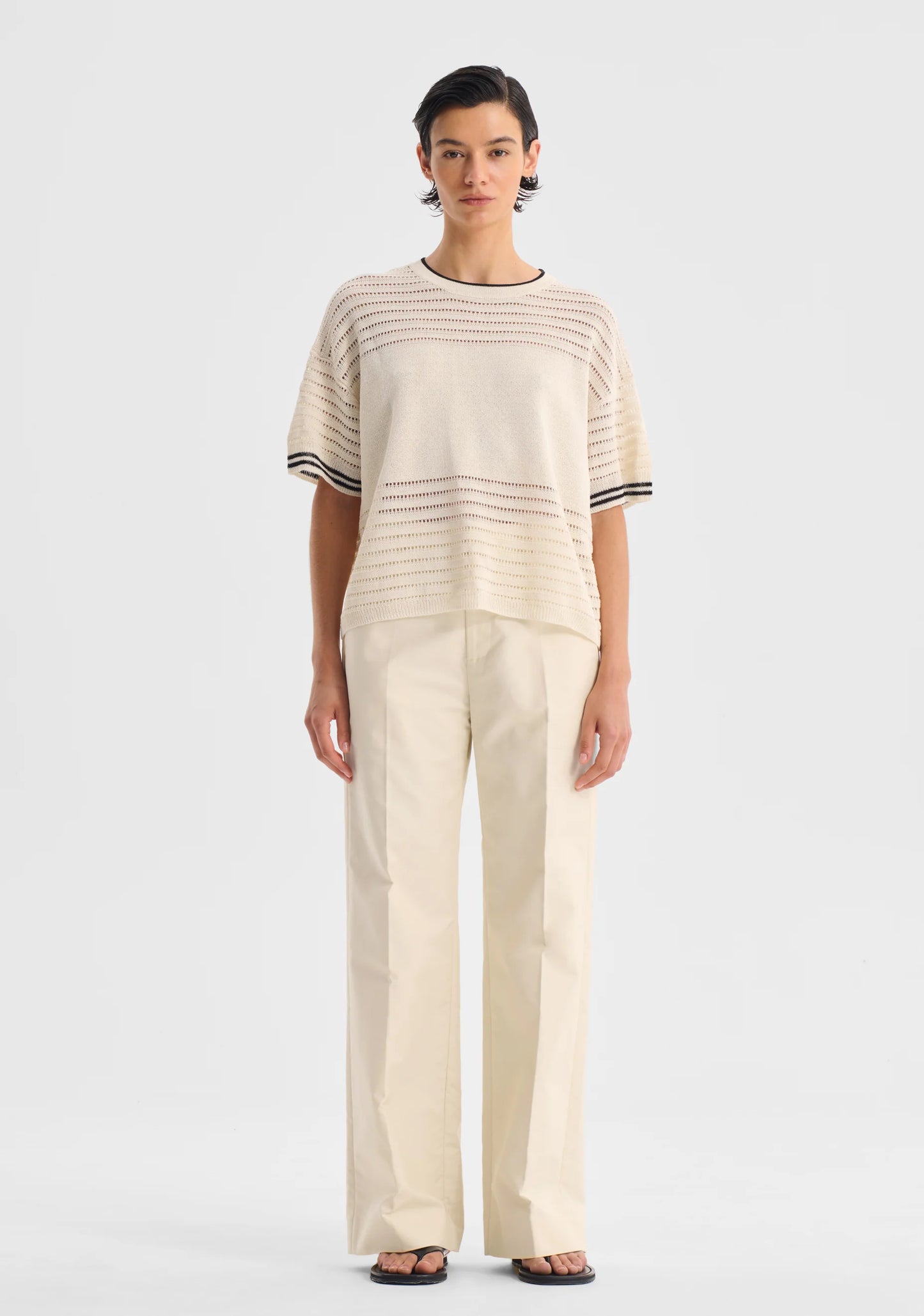 Dallas Knit Tee Milk