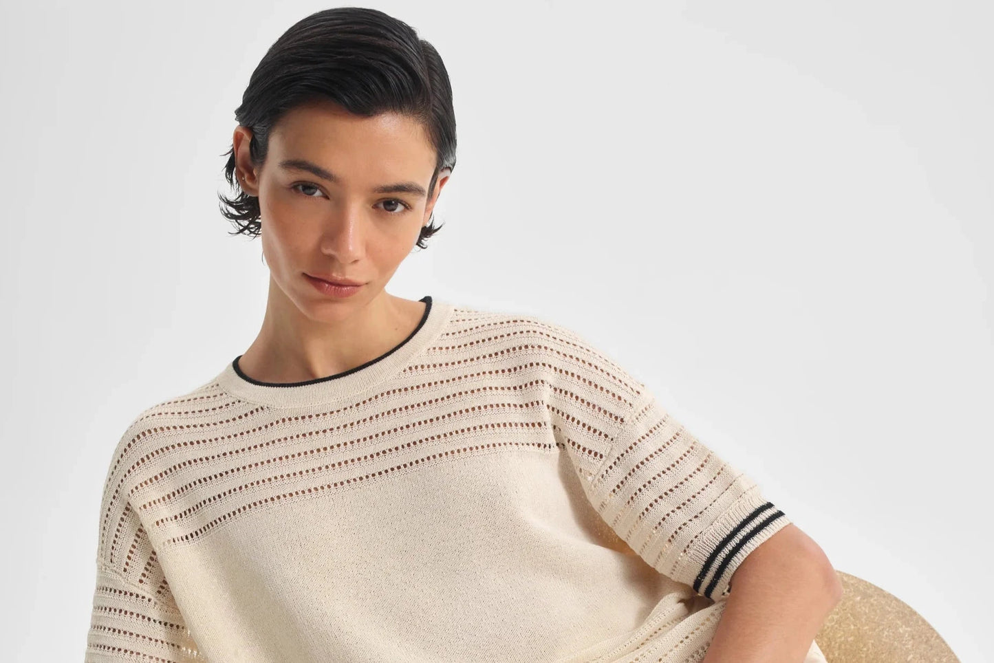 Dallas Knit Tee Milk