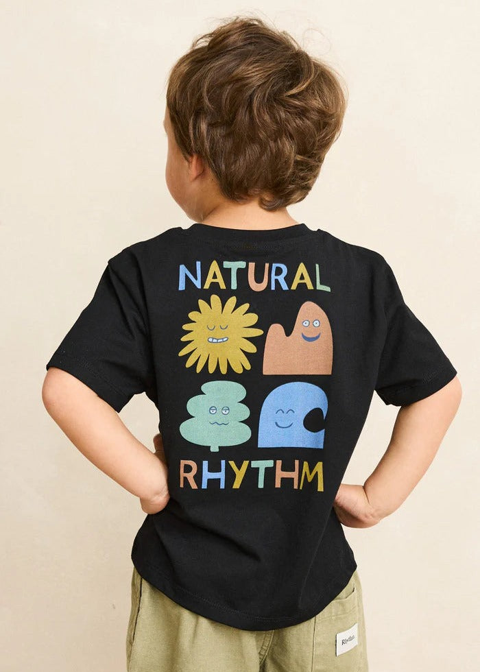Kids Wild and Free SS T-Shirt - Vintage Black