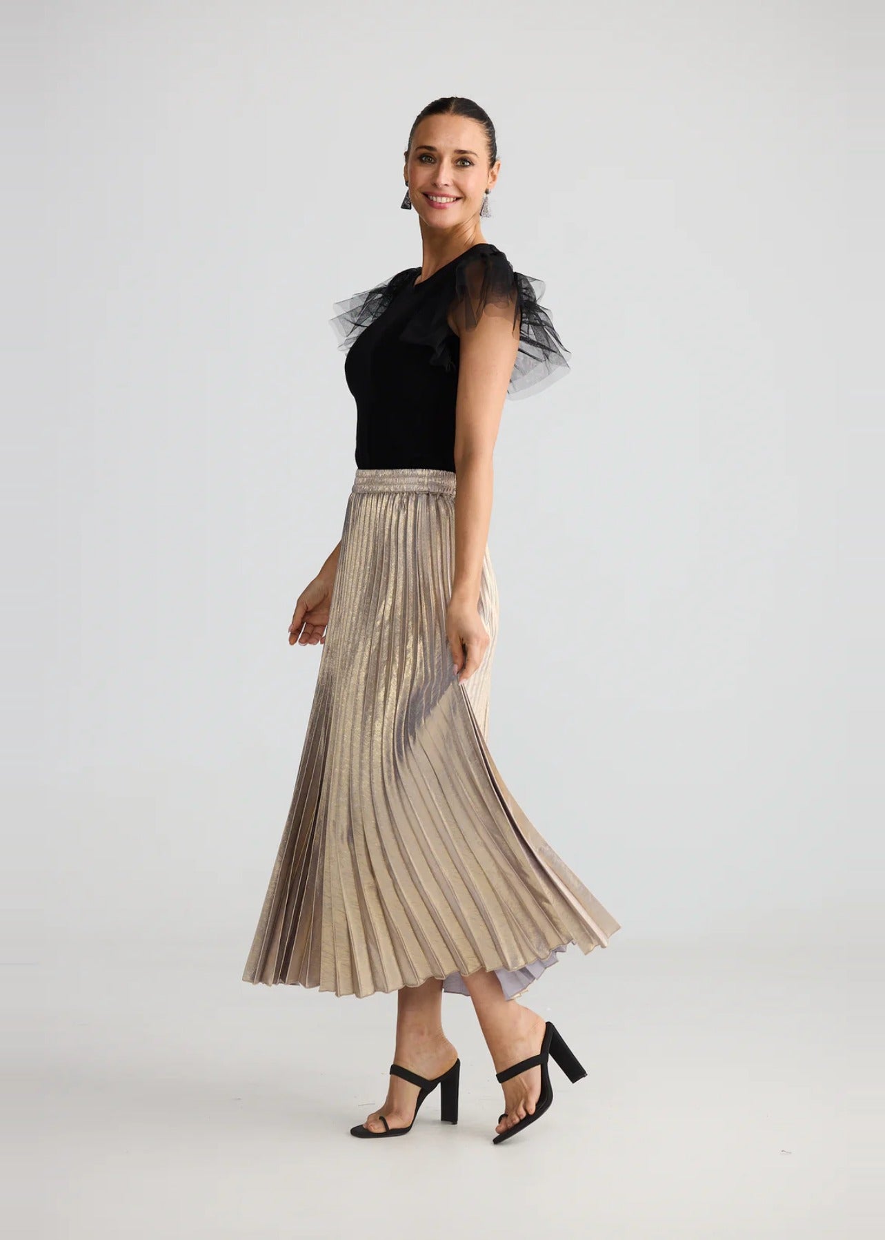 Alias Pleated Skirt - Titanium
