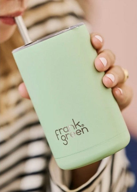 Iced Coffee Cup with Straw - Mint Gelato 15oz