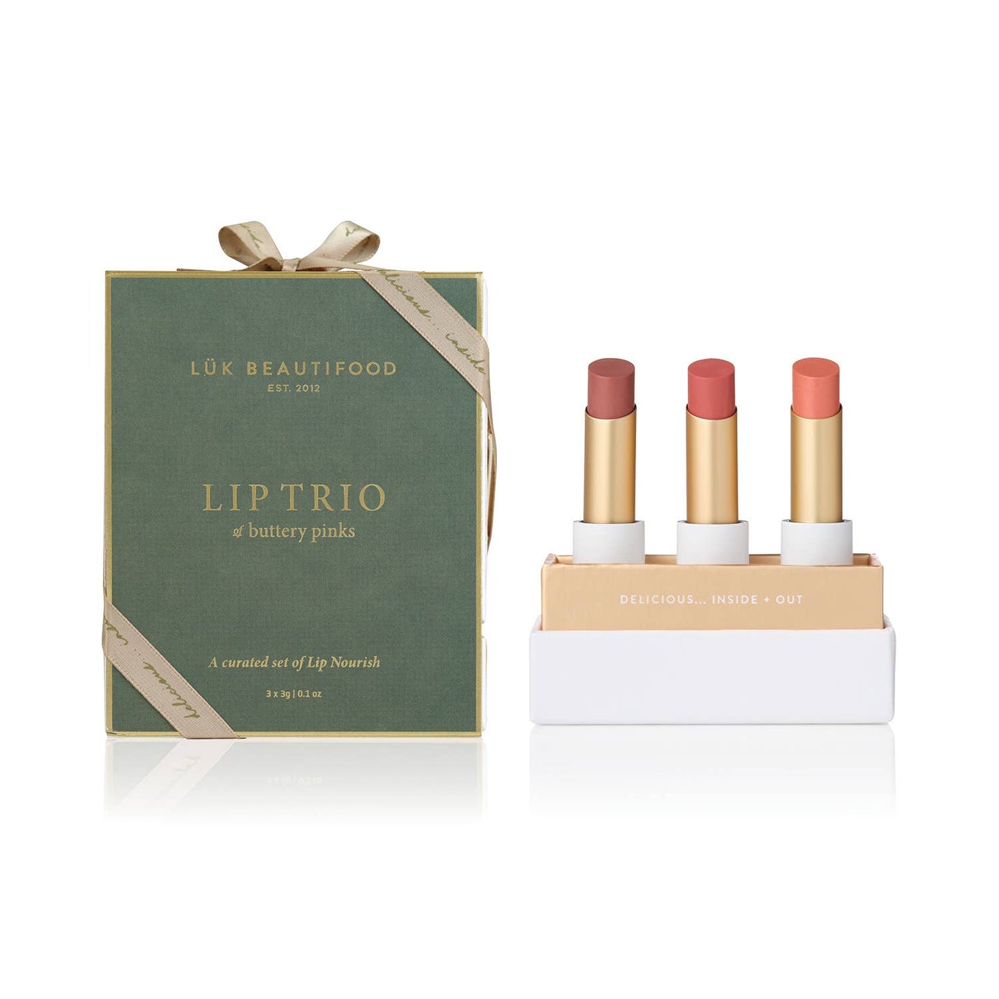 Lip Trio - Buttery Pinks Sheer Lipstick