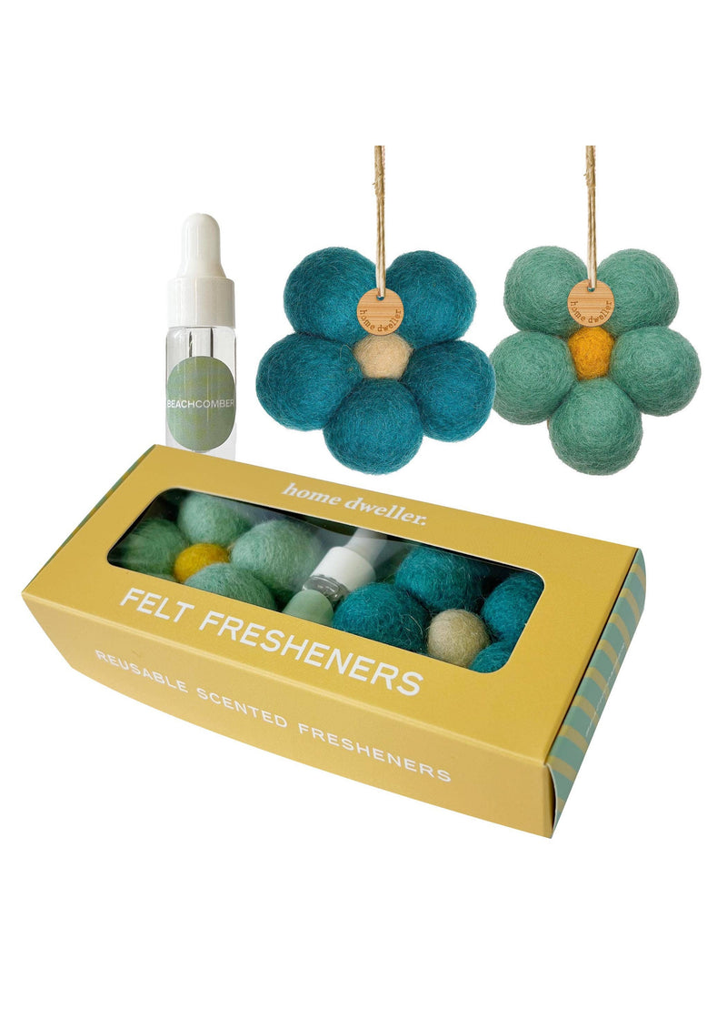 Felt Flower Fresheners - Beachcomber