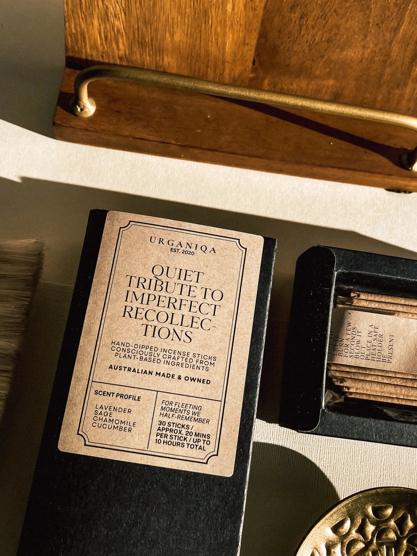 Quiet Tribute to Imperfect Recollections Incense Sticks: Small