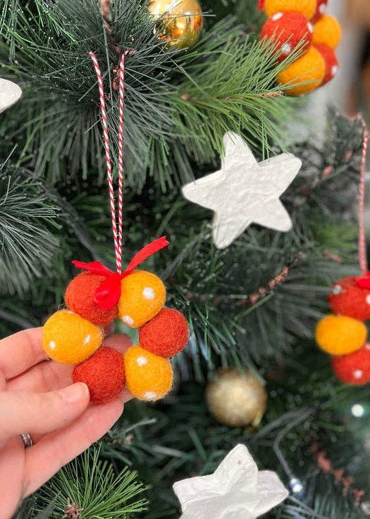 Festive Fresheners - POLKA DOTS - Reusable Scented Ornaments