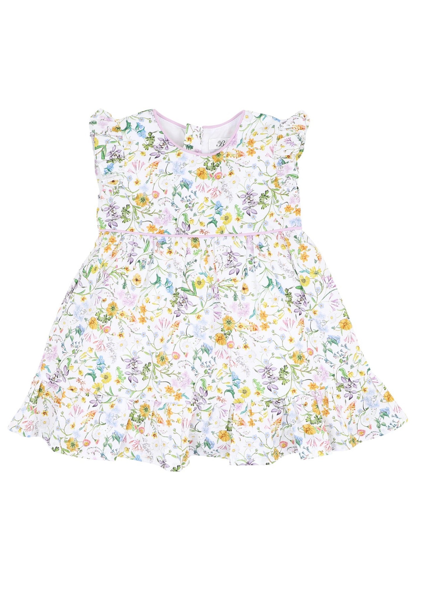 Zara Ruffle Dress - Zara Print