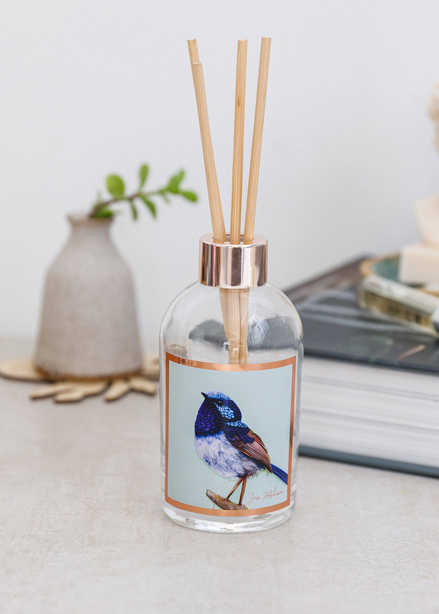 Aroma Pot - 200ml Australian artist reed diffuser - lemon myrtle