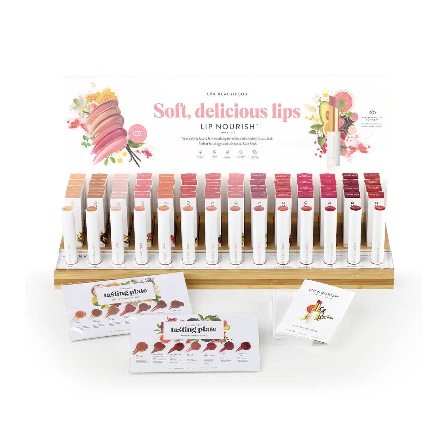 Luk Beautifood - QUICK SHOP 14 Lip Nourish™ Natural Lipstick Shades: Peach Melon