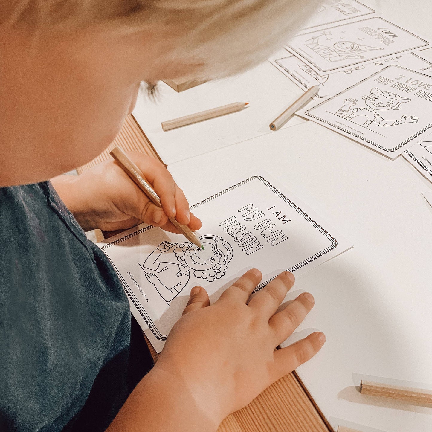 The Creative Sprout - Affirmation Colouring Pages