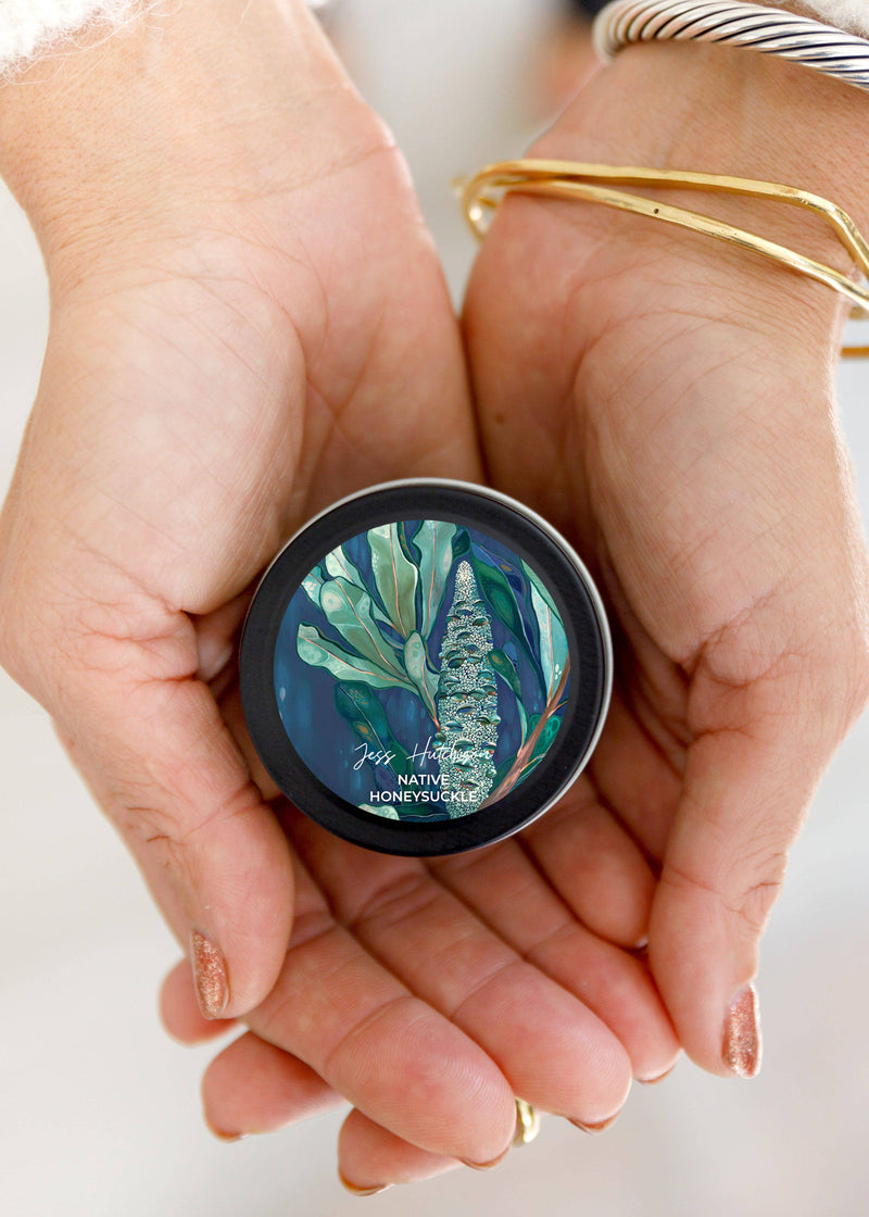 Aroma Pot - Australian artist soy candle mini tin | Native Honeysuckle | 15+hrs