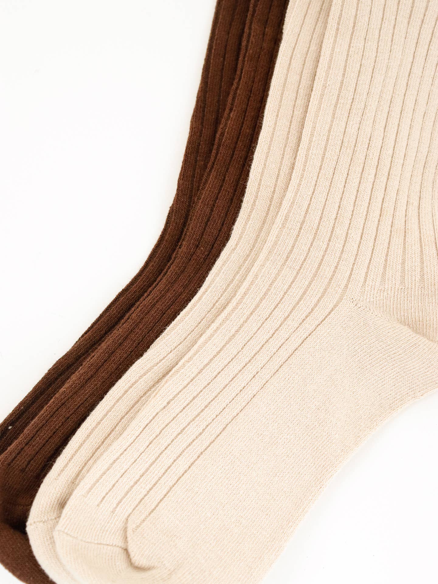 Chloe Everyday Ribbed Socks: WINE