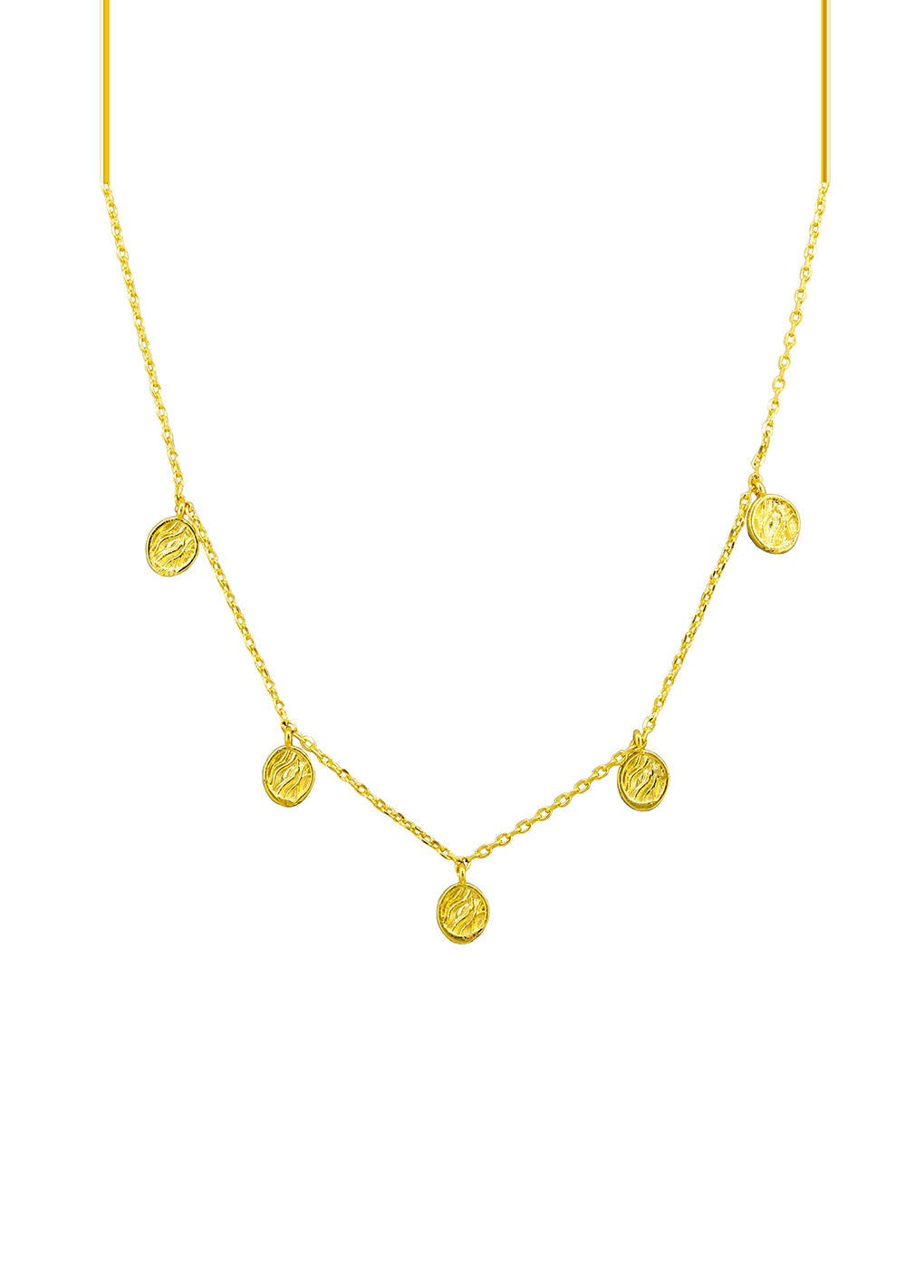 Citron Charm Necklace - Gold