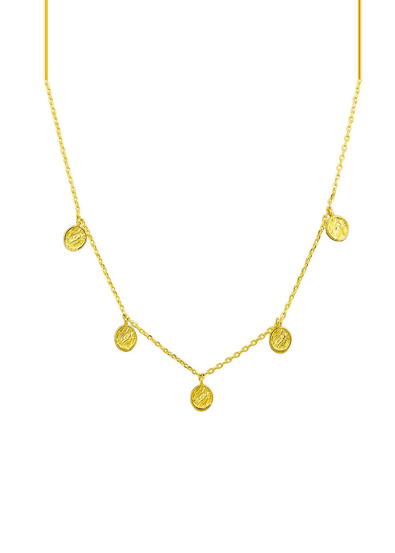 Citron Charm Necklace - Gold