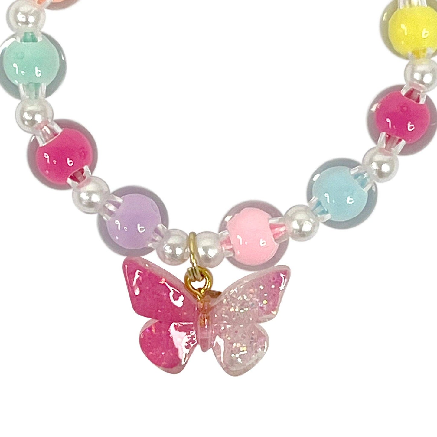 Pink Poppy - Butterfly Bracelet
