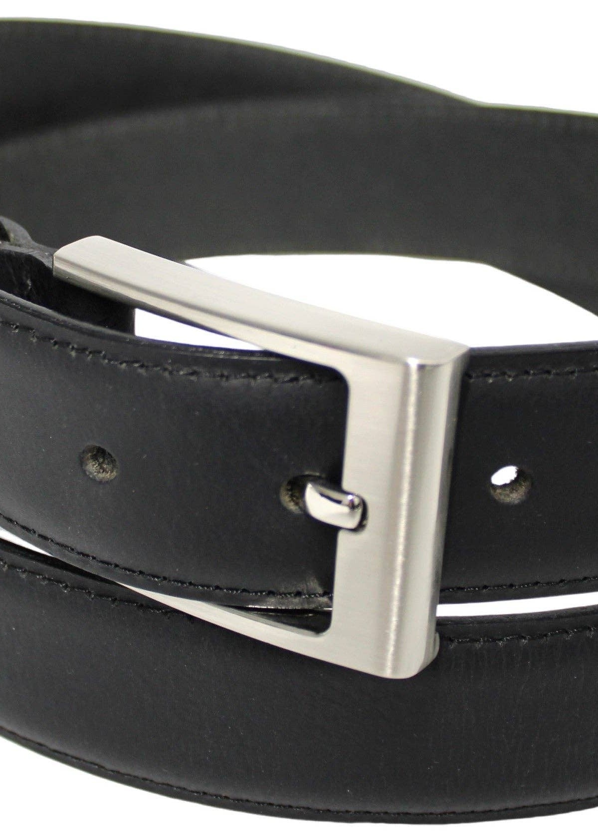 Genuine Leather Quality Men’s Belt Matte Finish - Black / 36 inch