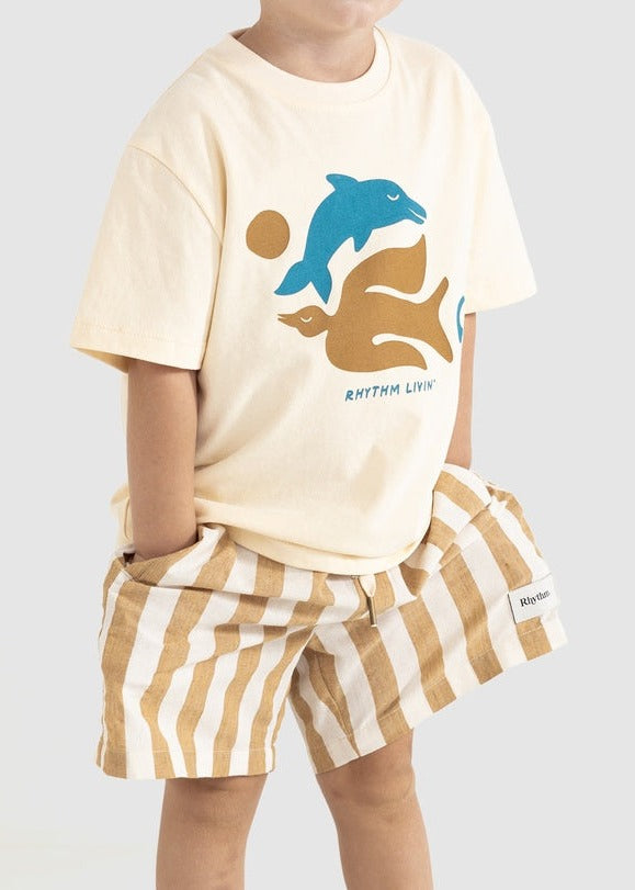 Kids Peace SS T-Shirt - White