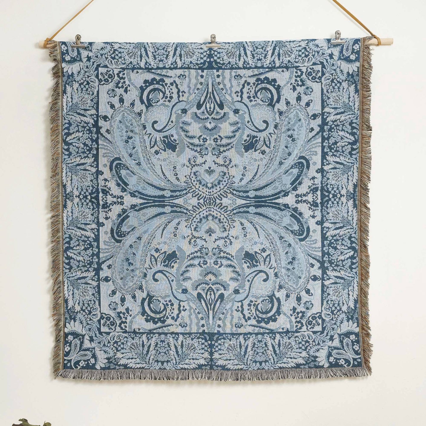 HENDEER - 'Yesterday' Woven Picnic Rug/Throw: Large 170x200cm