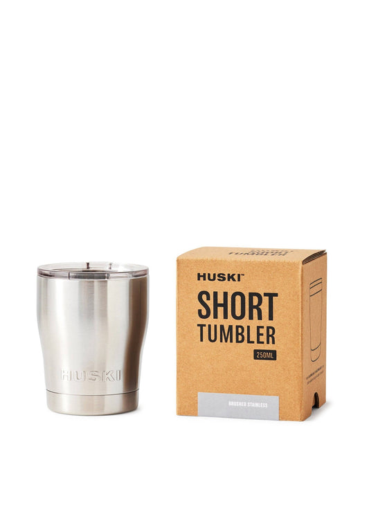 Huski Short Tumbler 2.0 - Brushed Stainless