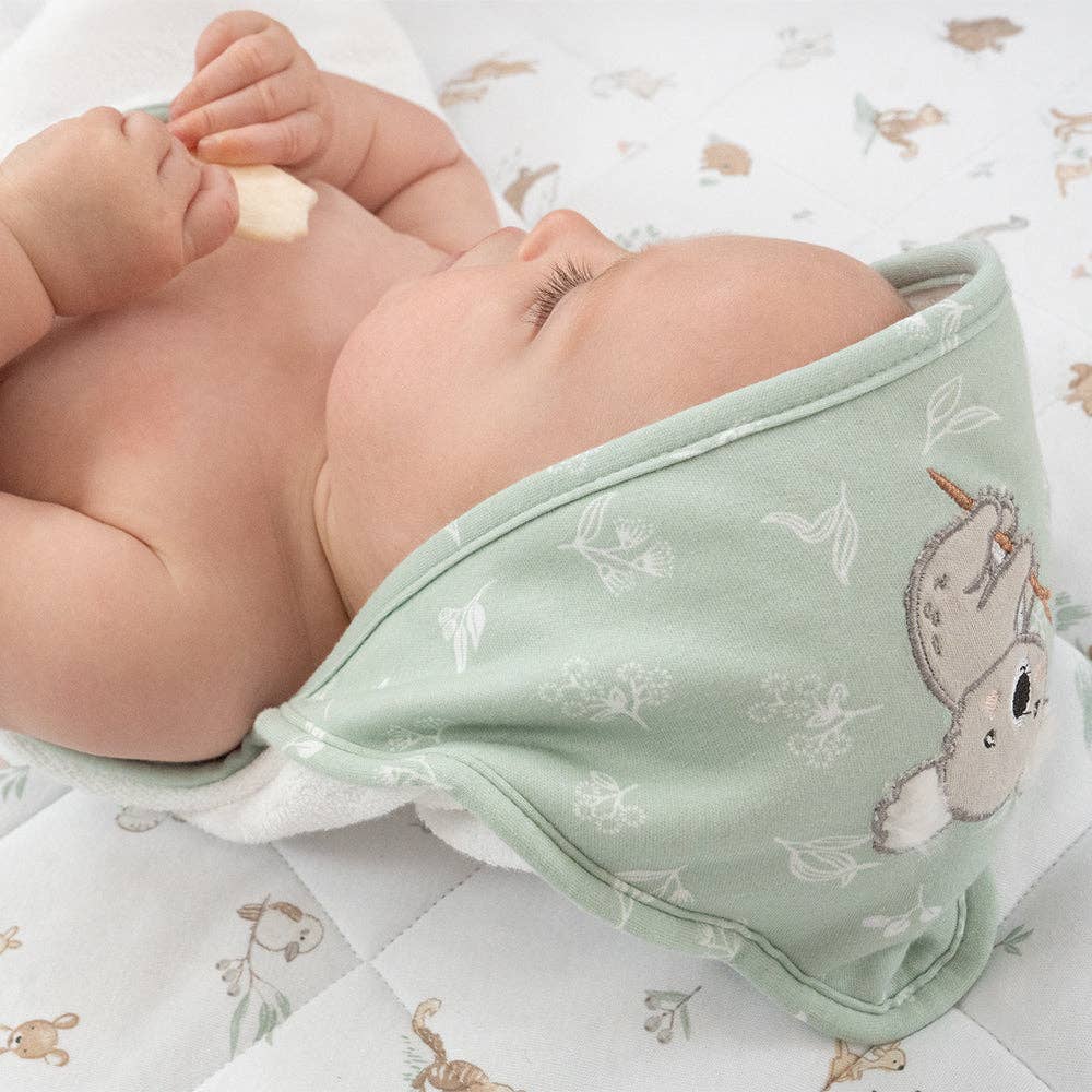 Organic Hooded Towel - Australiana