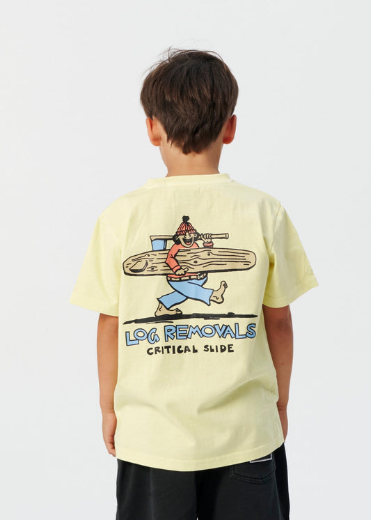 Log Removals Tee - Young Wheat