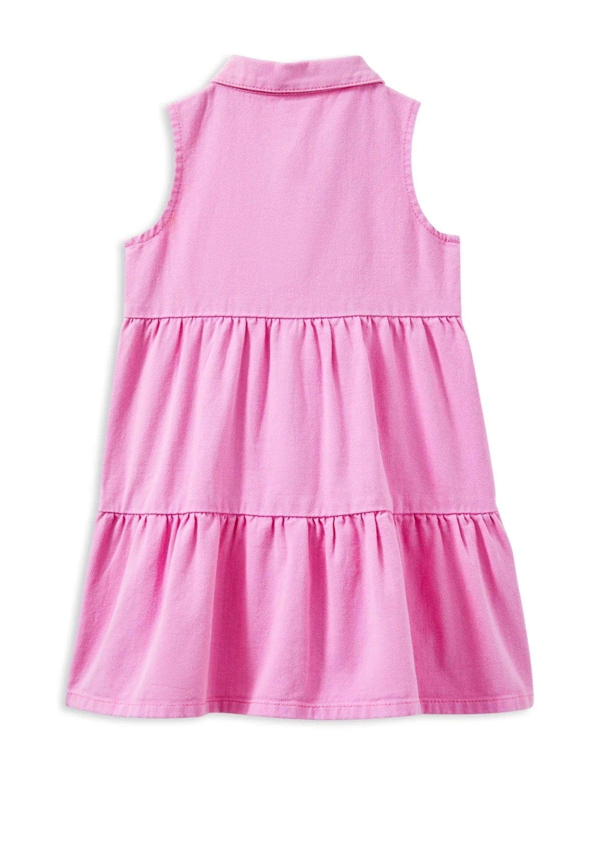 Pink Twill Dress - Pink
