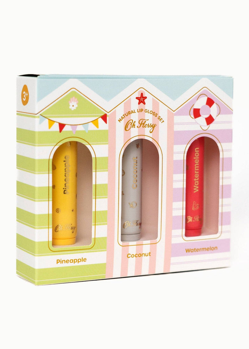 Oh Flossy - Oh Flossy Beach Club Natural Lip Gloss Set