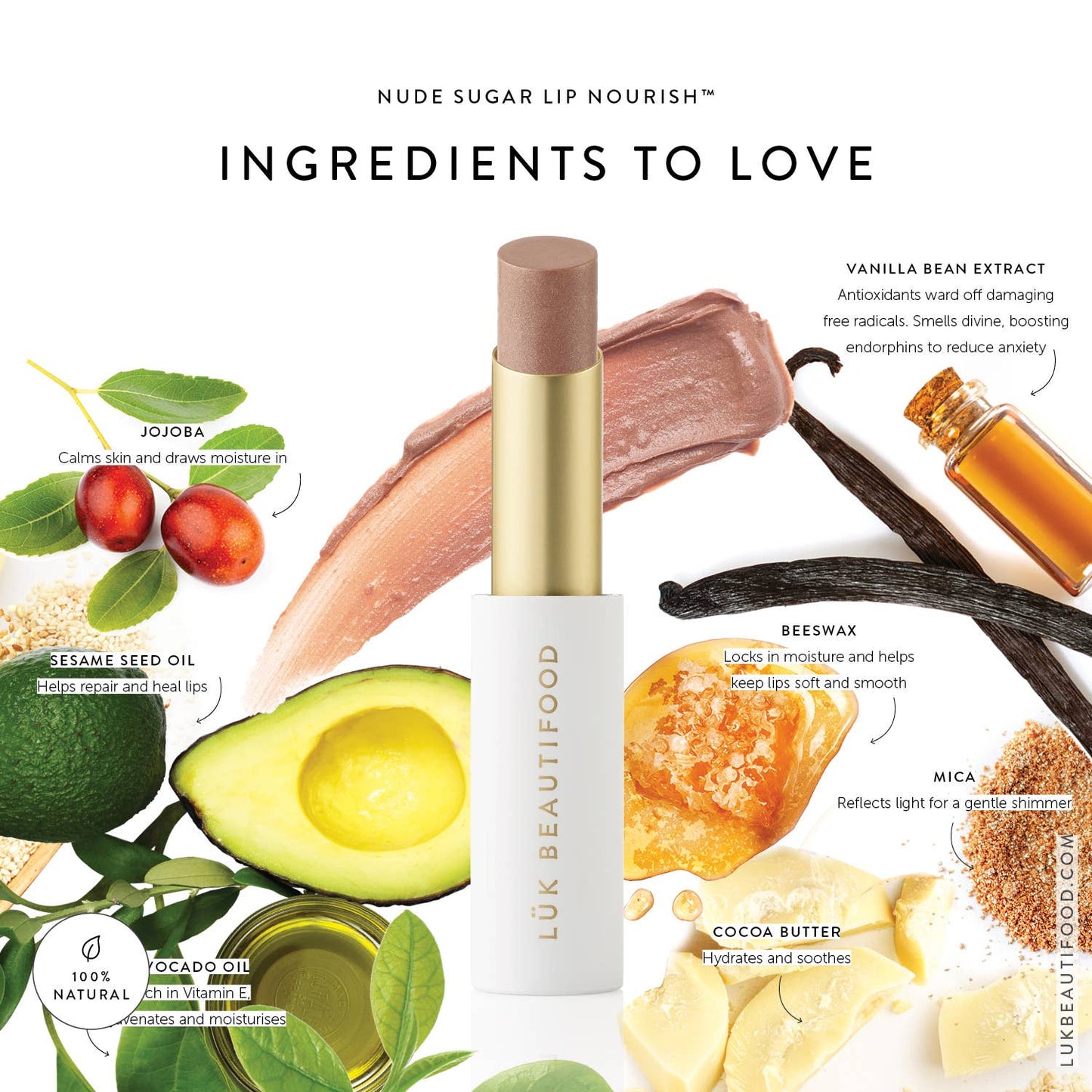 Lip Nourish Lipstick - Nude Sugar