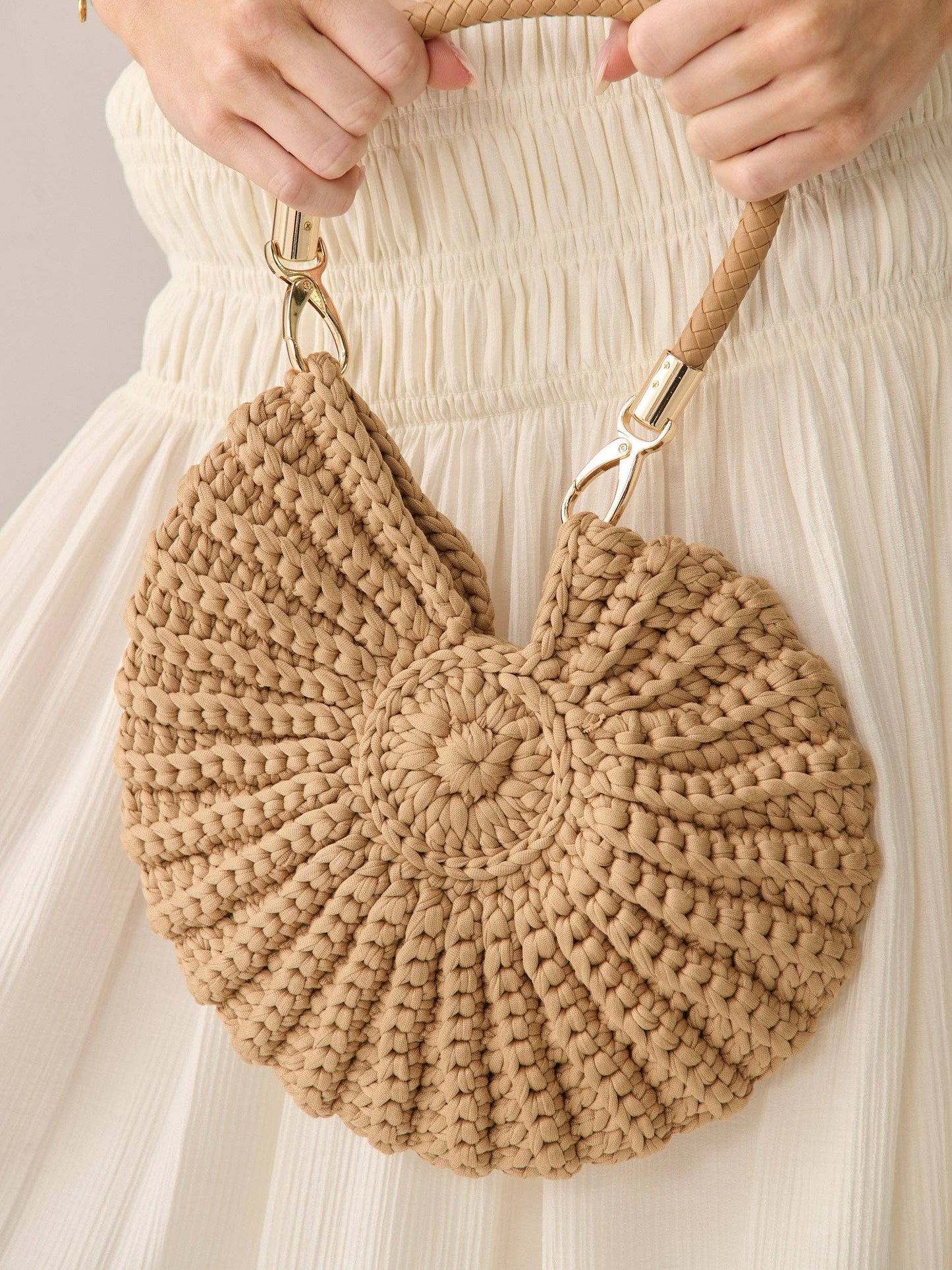 Angels Whisper Accessories - Ella Weave Shell Bag