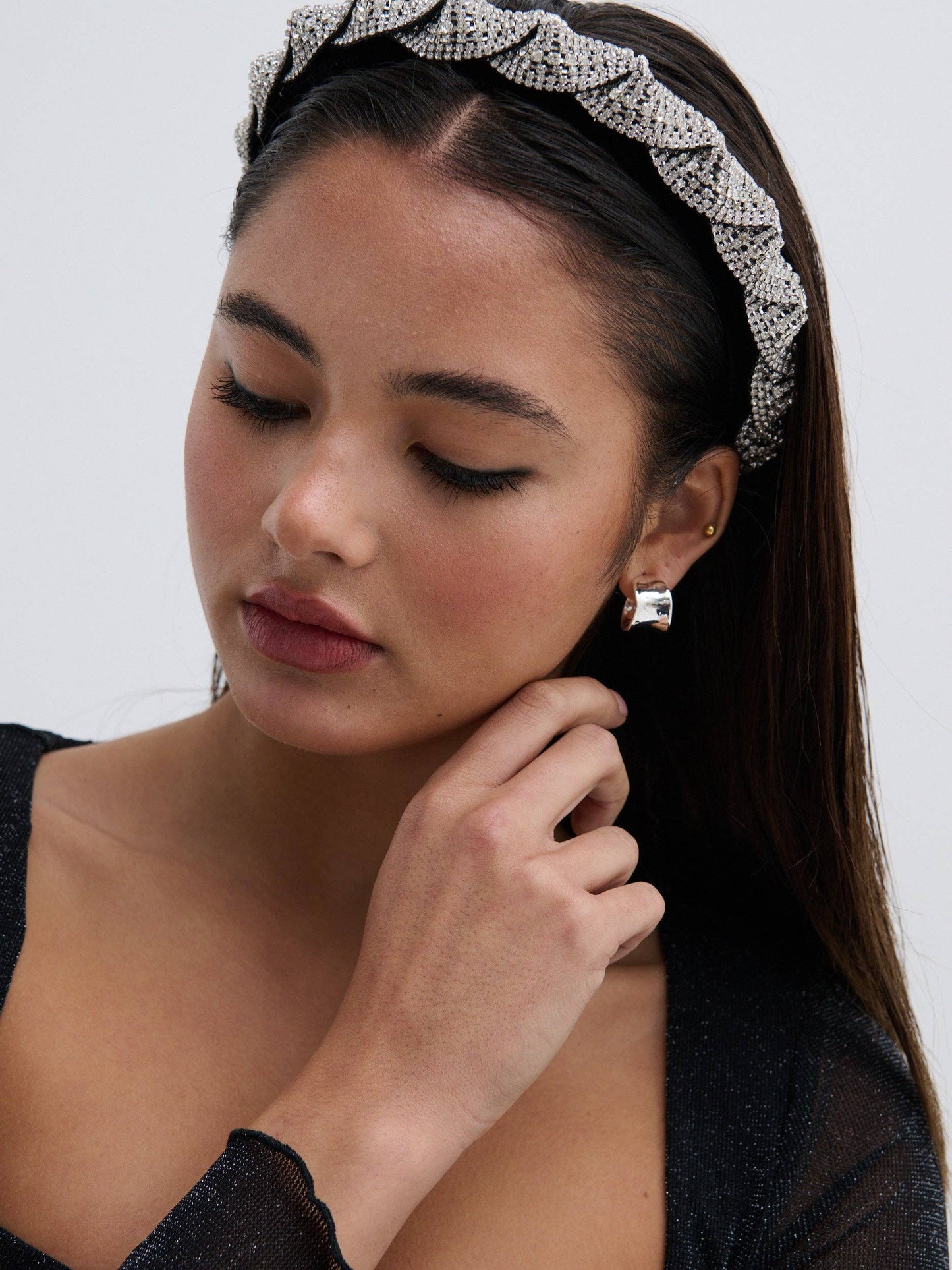 Angels Whisper Accessories - Twist Rhinestone Statement Headband