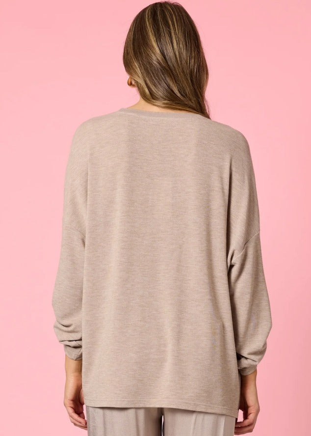 Opera Sequin Top - Champagne