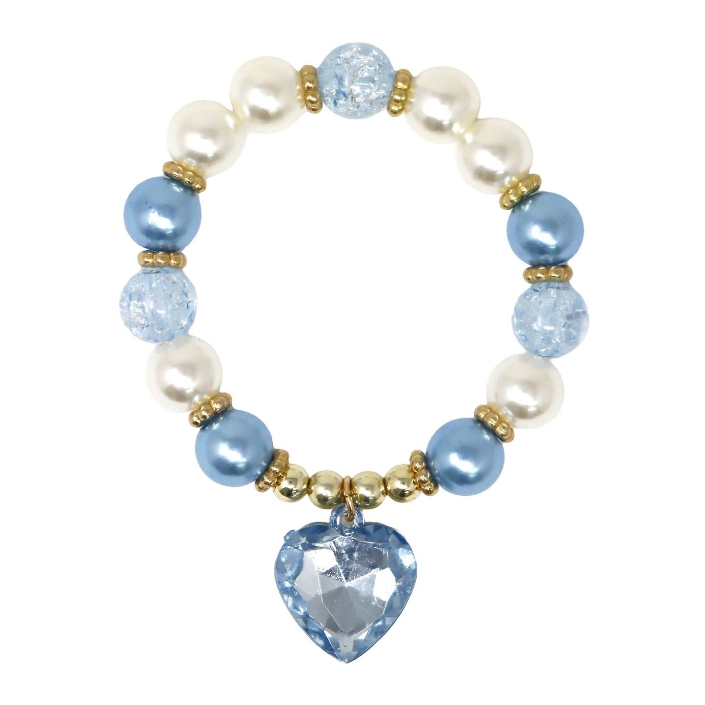 Pink Poppy - Dance Pearl Heart Necklace and Bracelet Set