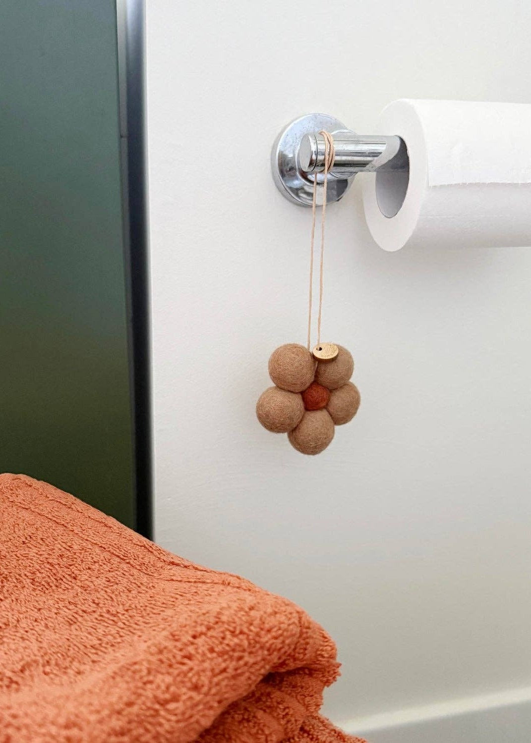 Home Dweller - Felt Flower Fresheners - Creamy Caramel