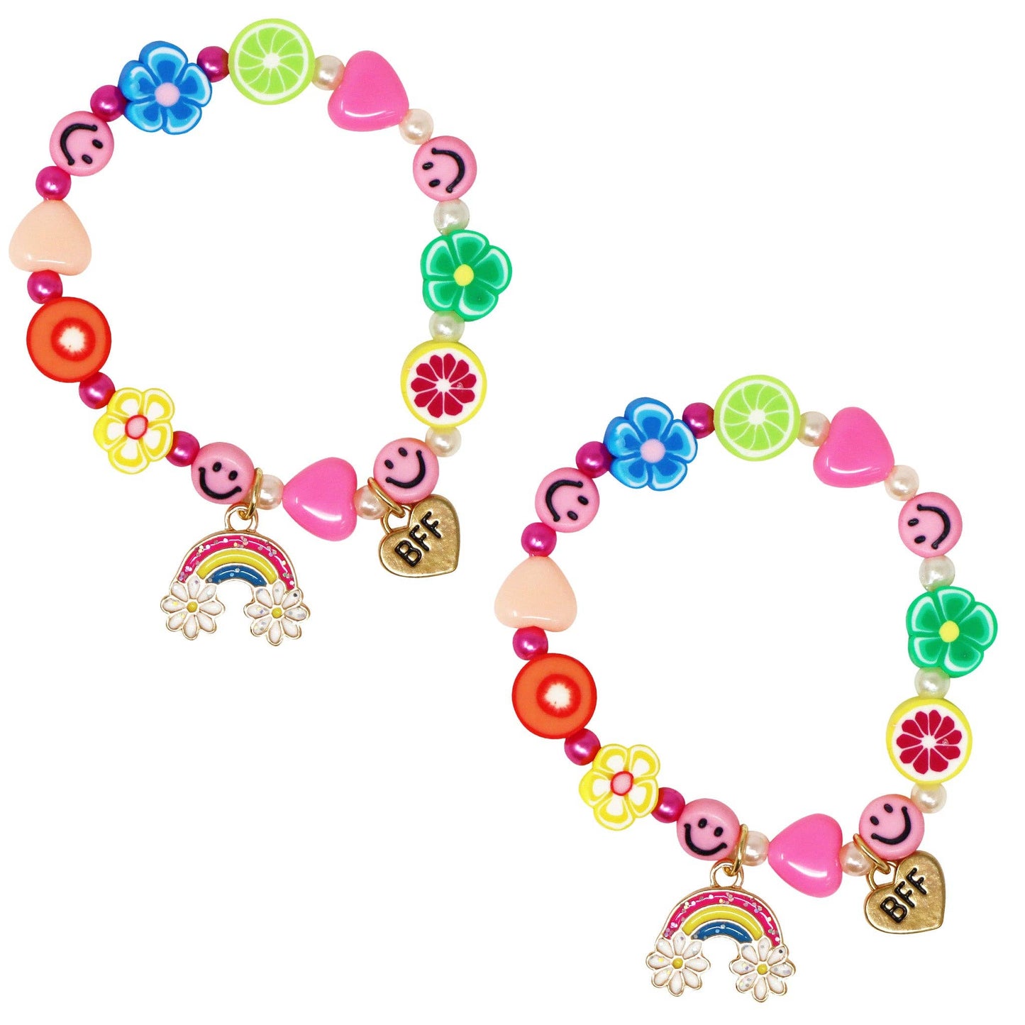 Pink Poppy - BFF Bracelets Set - (Pack Size: 6)