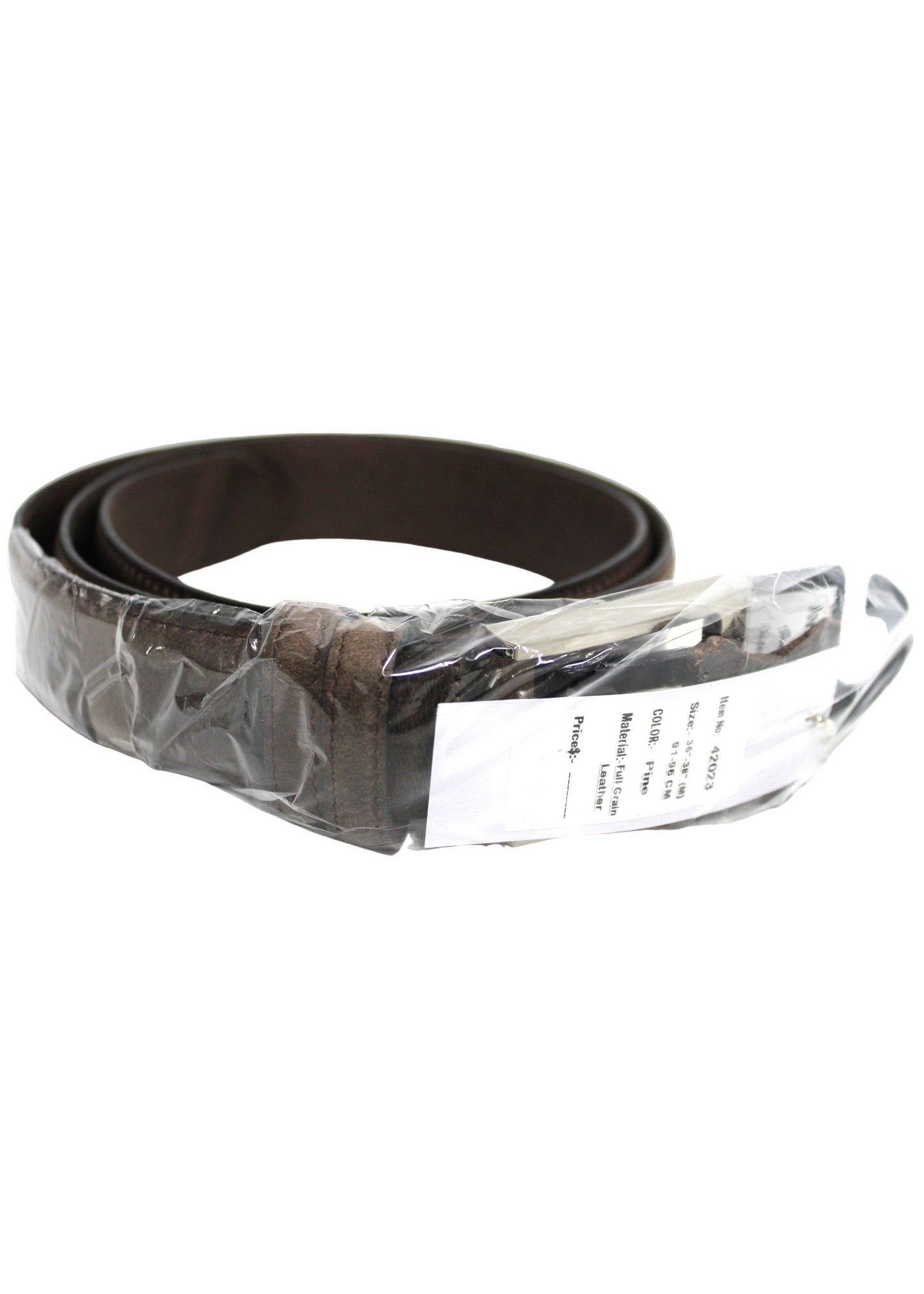 Genuine Leather Quality Men’s Belt Matte Finish - Black / 36 inch