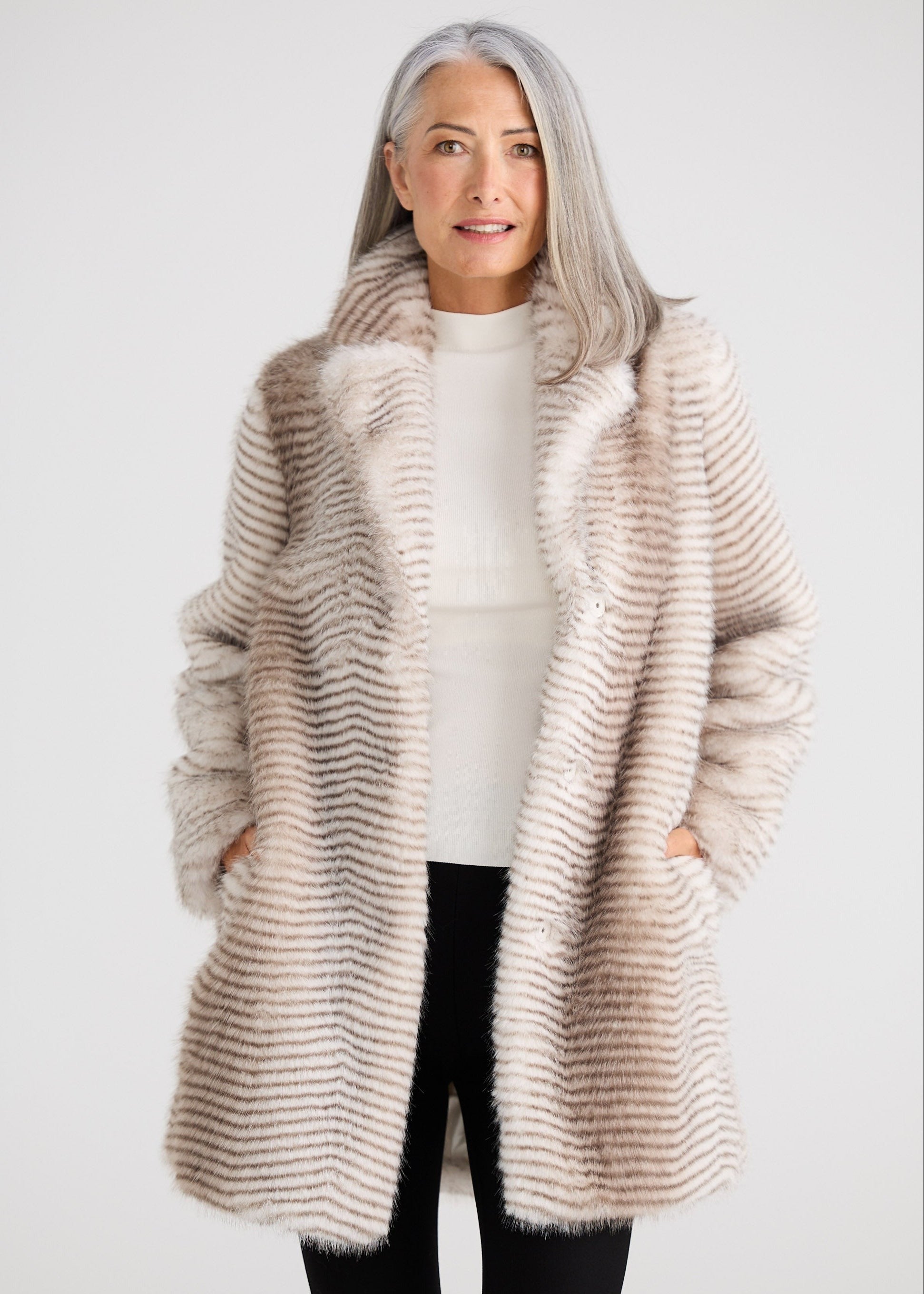 Jungle Coat - Grey Stripe