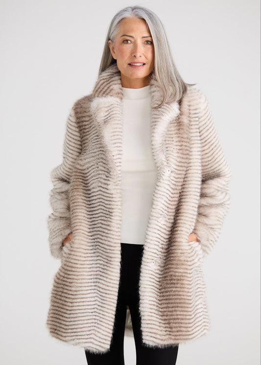 Jungle Coat - Grey Stripe