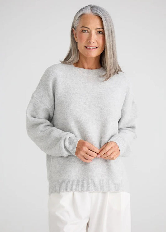 Glimmer Knit - Grey Marle