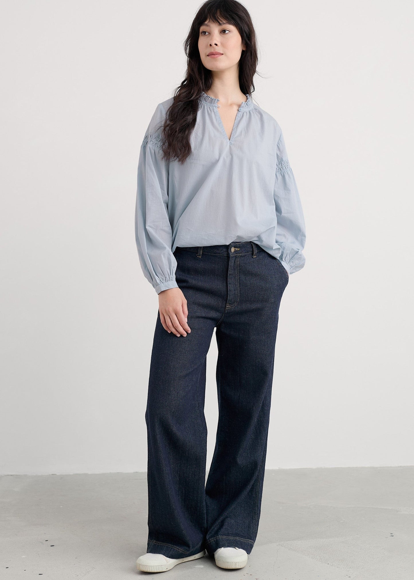 Seasalt Gwel Top - Blue Fog