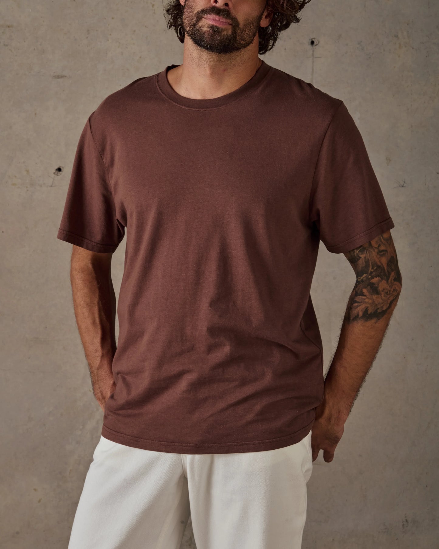 Hemp Tee - Brown