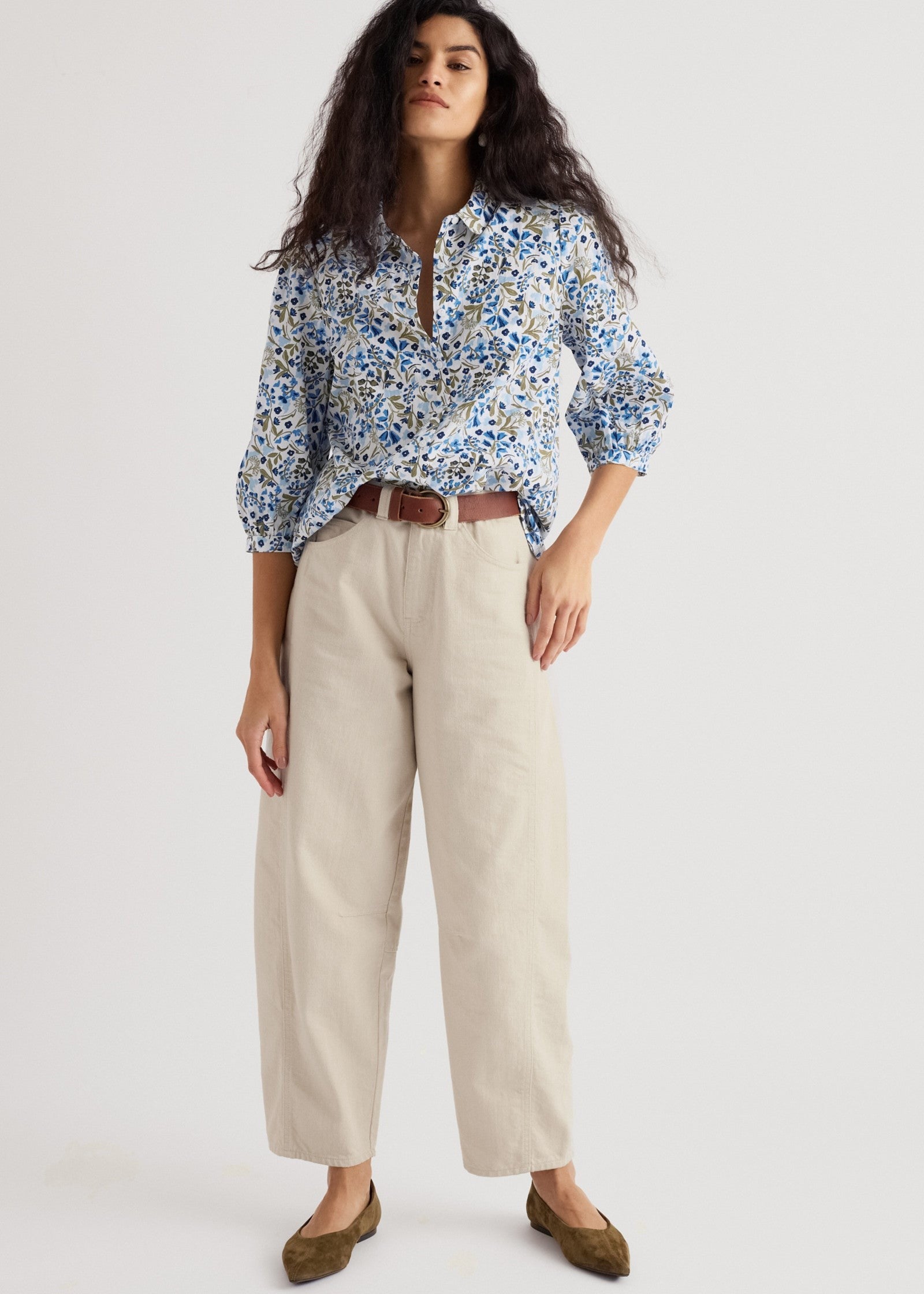 Seasalt Hope Cottage Blouse - Woodland Floral Chalk
